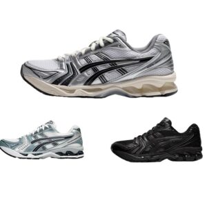 Gel-Kayano 14 Retro Running Shoes Comfortable Non-slip Mesh Breathable Casual Sneaker With Free Sock