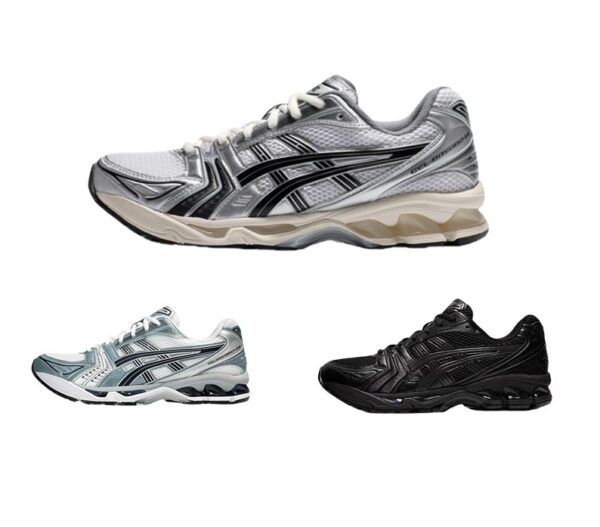 Gel-Kayano 14 Retro Running Shoes Comfortable Non-slip Mesh Breathable Casual Sneaker With Free Sock